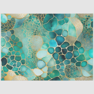 Kleurrijk Abstract Ink Art Tissue Papier