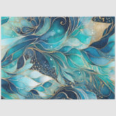 Kleurrijk Abstract Ink Art Tissue Papier (Voorkant)