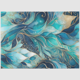 Kleurrijk Abstract Ink Art Tissue Papier