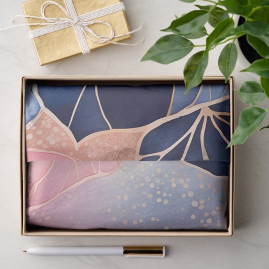 Kleurrijk Abstract Ink Art Tissue Papier (Geschenk)