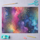 Kleurrijk Abstract Ink Art Tissue Papier (Craft)