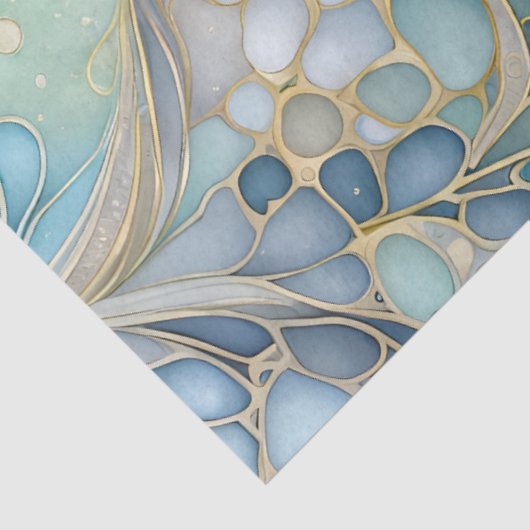 Kleurrijk Abstract Ink Art Tissue Papier (Detail)