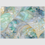 Kleurrijk Abstract Ink Art Tissue Papier (Voorkant)