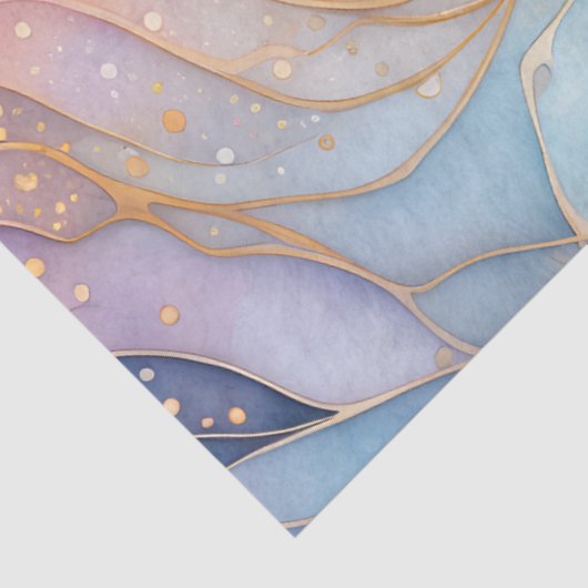 Kleurrijk Abstract Ink Art Tissue Papier (Detail)