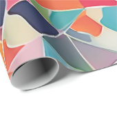 Kleurrijk Abstract inpakpapier – Cadeauverpakking (Rol Hoek)