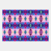 Kleurrijk abstract inpakpapier. geometrisch inpakpapier vel (Voorkant 3)