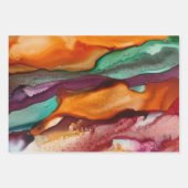 Kleurrijk Abstract Inpakpapier Vel (Voorkant 3)