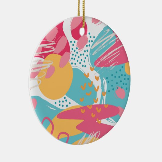 Kleurrijk Abstract Keramisch Ornament (Rechts)