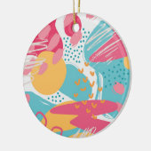 Kleurrijk Abstract Keramisch Ornament (Links)