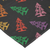 Kleurrijk Abstract kerstboompatroon Tafelkleed (Gekanteld)