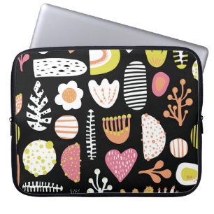 Kleurrijk abstract kinder naadloos patroon. laptop sleeve