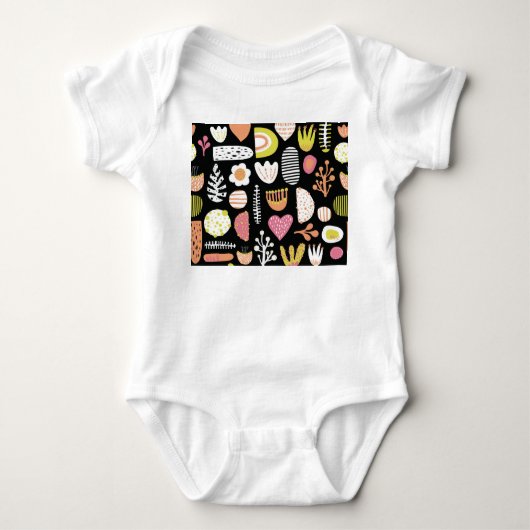 Kleurrijk abstract kinder naadloos patroon. romper (Voorkant)