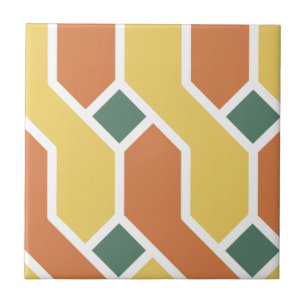 Kleurrijk Abstract, Klein (4,25" x 4,25") Tegeltje