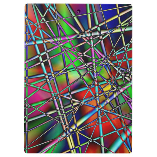 Kleurrijk Abstract Klembord (Achterkant)