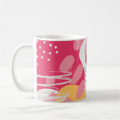 Kleurrijk Abstract Koffiemok (Links)