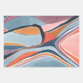 Kleurrijk Abstract Kunst Inpakpapier Vel (Voorkant 3)