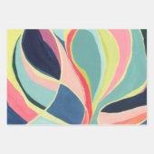 Kleurrijk Abstract Kunst Inpakpapier Vel (Voorkant 3)