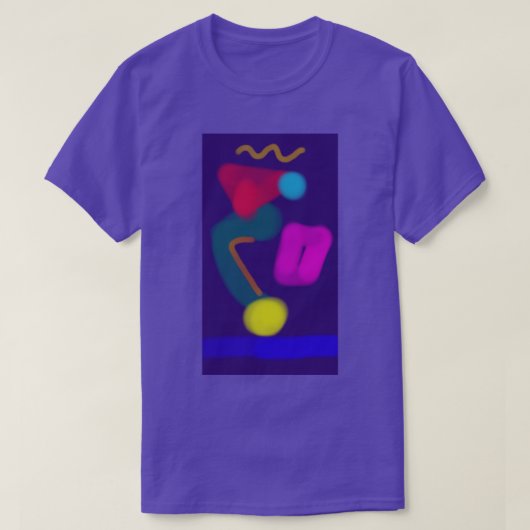 Kleurrijk Abstract Kunst T-Shirt (Design voorkant)
