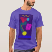 Kleurrijk Abstract Kunst T-Shirt (Voorkant)