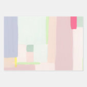 Kleurrijk Abstract kunstpaaspapier voor het oppakk Inpakpapier Vel (Voorkant 3)