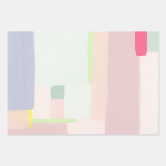 Kleurrijk Abstract kunstpaaspapier voor het oppakk Inpakpapier Vel (Voorkant 3)