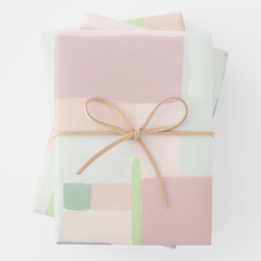 Kleurrijk Abstract kunstpaaspapier voor het oppakk Inpakpapier Vel (In situ)