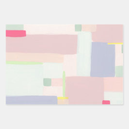 Kleurrijk Abstract kunstpaaspapier voor het oppakk Inpakpapier Vel