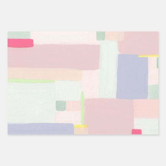 Kleurrijk Abstract kunstpaaspapier voor het oppakk Inpakpapier Vel (Voorkant)