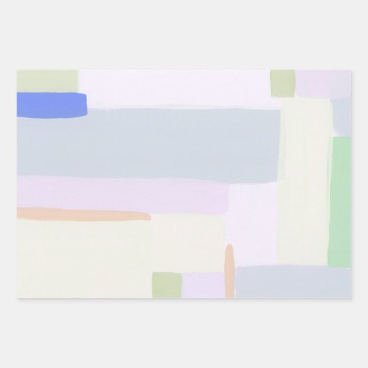 Kleurrijk Abstract kunstpaaspapier voor het oppakk Inpakpapier Vel (Voorkant 3)