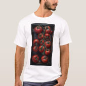 Kleurrijk Abstract kunstwerk - Prince Tomatoes in  T-shirt (Voorkant)