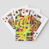 Kleurrijk Abstract kunstwerk Speelkaarten (Achterkant)