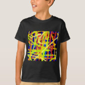 Kleurrijk Abstract kunstwerk T-shirt (Voorkant)