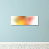 Kleurrijk Abstract kunstwerk Trendy Modern Red Roz Canvas Afdruk (Insitu (Houten vloer))