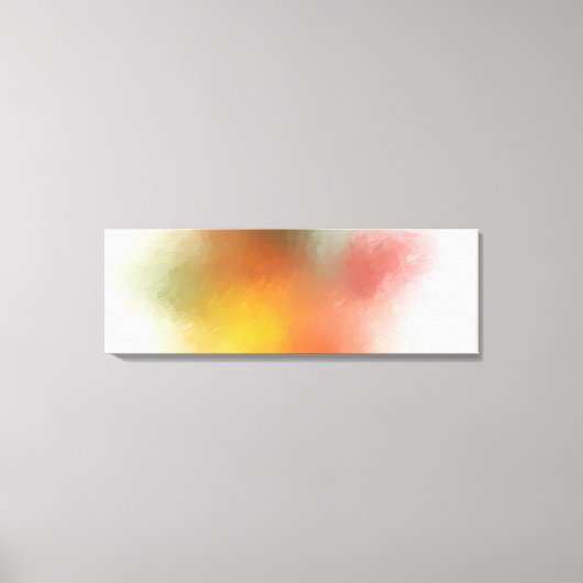 Kleurrijk Abstract kunstwerk Trendy Modern Red Roz Canvas Afdruk (Voorkant)