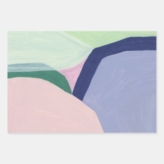 Kleurrijk Abstract kunstwerkpapier Inpakpapier Vel (Voorkant)