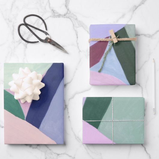 Kleurrijk Abstract kunstwerkpapier Inpakpapier Vel (Voorkant)