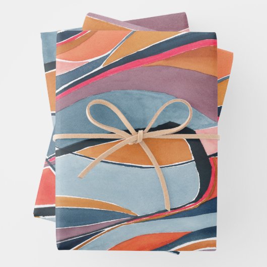 Kleurrijk Abstract kunstwerkpapier Inpakpapier Vel (In situ)