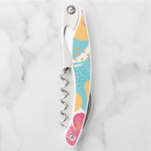 Kleurrijk Abstract Kurkentrekker (Voorkant)