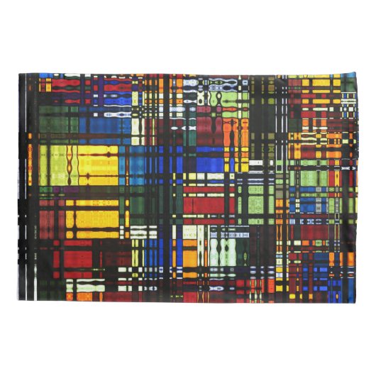 Kleurrijk Abstract Kussensloop (Achterkant)