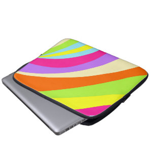 Kleurrijk abstract laptop sleeve