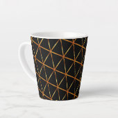 Kleurrijk Abstract Latte Mok (Linkerhoek)
