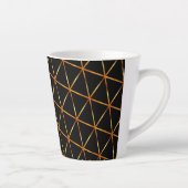 Kleurrijk Abstract Latte Mok (Rechts)