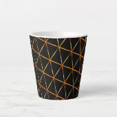 Kleurrijk Abstract Latte Mok (Voorkant)