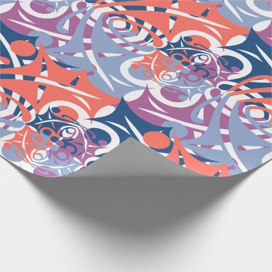 Kleurrijk Abstract LEAF-patroon Cadeaupapier (Hoek)