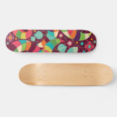 Kleurrijk Abstract lef Persoonlijk Skateboard (Horizontaal)