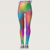 Kleurrijk Abstract Leggings (Voorkant)