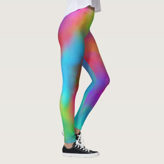 Kleurrijk Abstract Leggings (Rechts)