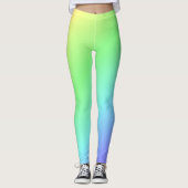 Kleurrijk Abstract Leggings (Voorkant)