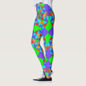 Kleurrijk abstract leggings (Links)
