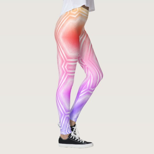 Kleurrijk Abstract Leggings (Rechts)